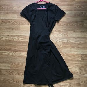 Pact Black Midi Dress